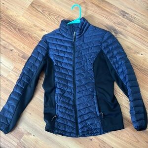 Women's Blue Quilted Jacket